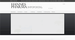 Desktop Screenshot of hannespharma.info